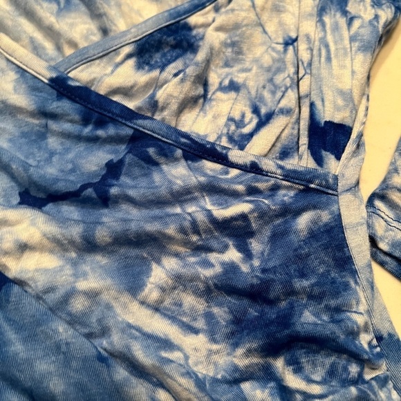 Doublju Wrap tye dye blouse M - Picture 2 of 4